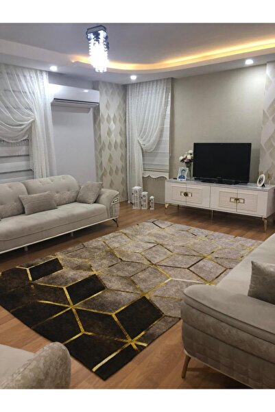 zirvetedarik Kadife Kumaş Lastikli Halı Örtüsü