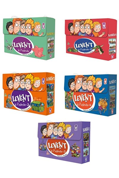 Timaş Çocuk Timaş Levent Iz Peşinde Serisi 1-2-3-4-5 Kampanyalı Set (25 Kitap)