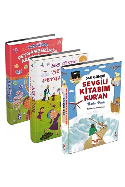 Timaş Çocuk 365 Günde Sevgilim Kitabım Kur'an 365 Günde Peygamberimin Arkadaş...