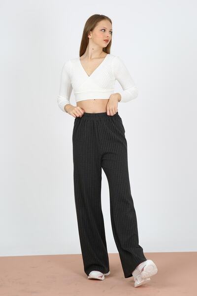 ALEXANDERGARDI Lycra High Waist Wide Leg Trousers (b21-12300)