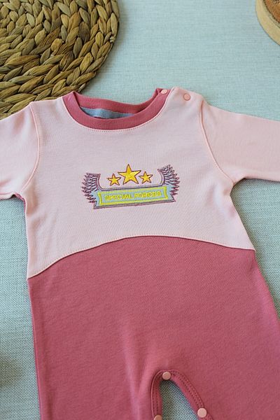 Tomuycuk Special Forces Baby Girl Jumpsuit Dried Rose