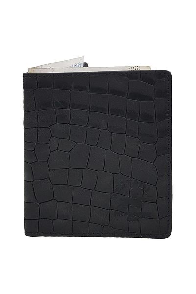 TREND West Polo Genuine Leather Wallet Vertical Black 6556