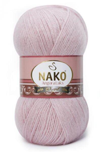 NAKO 5 τεμάχια Angora Luxury Hand Knitting Yarn 10639 Πούδρα