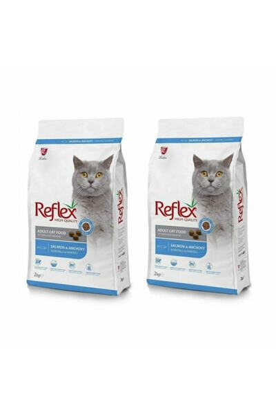 Reflex Hamsili Yetişkin Kedi Maması 2 Kg X 2 Adet