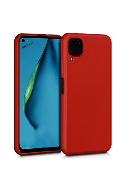 Molly Huawei P40 Lite Uyumlu Bordo Mat Silikon Kılıf