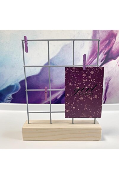 Tiydem Стойка за снимки и бележки за бюро 24x28 см. Бял цвят