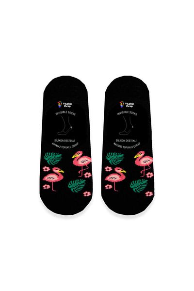 Vitamin Çorap Чорапи с черна балерина Flamingo