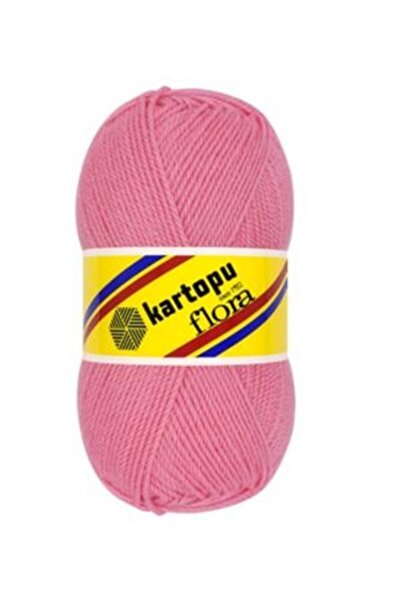 Kartopu Flora K792 Ružičaste ručno pletene čizmice, pređa 100gr