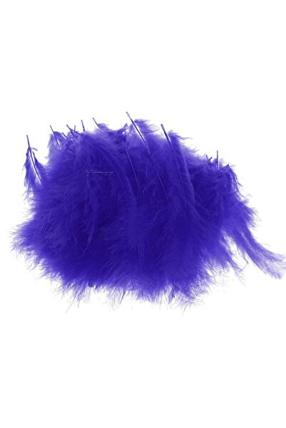 Parti dolabı 100 Adet Mor Tüy (Şeffaf Balon içi Tüyü) Otriş Süslemesi