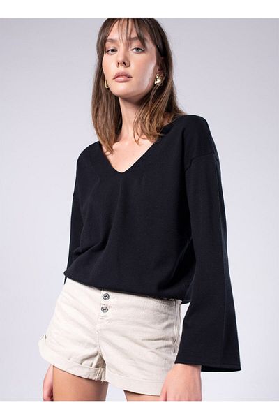 IAMNOTBASIC Pulover de damă Black Louisa