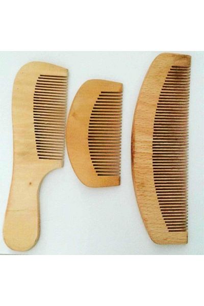 orhanucuzluk Ξύλινη χτένα Macrame Small (10 cm)