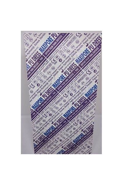 MAXİ 8x6 with Pore Pad - Sterile - Waterproof - Wound Wrap - Hypoallergenic - 10 Pieces