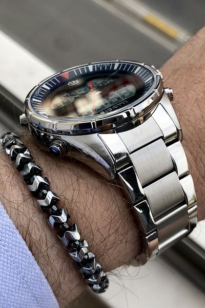 Bigotti Full Steel Silver Color Men's Wristwatch+bracelet Gift Elg1064