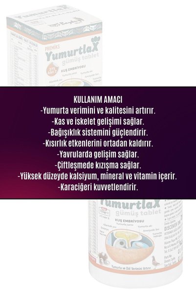 Baykuş Yumurtlax Gümüş Tablet 375 Adet / Yumurtlatan Tablet - Kısırlık Önleyici