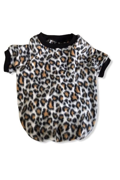 Kemique Leopar Softie Sweat Köpek Kıyafeti