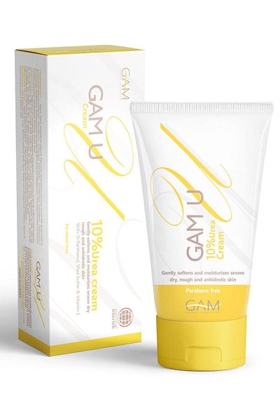GAM 50ml cream - containing Urea, Repairing and Moisturizing, contains Vitamin