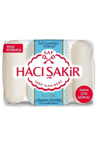Hacı Şakir Brand: Classic Ocean Freshness Soap 4 X 70 Gr Category: Bath Soap