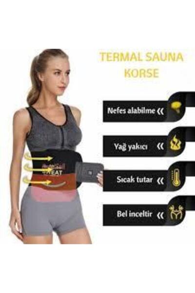 Özasya AVM Thermal Sauna Thermal Belt Slimming With Waist Corset
