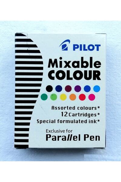 Pilot Parallel Pen Orjinal Kartuş 12 Adet Farklı Renk