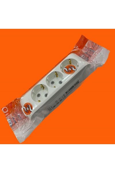 VİKO Triple Grounded Group Socket with Terminal Block Child Proof