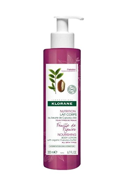 Klorane حليب الجسم - يحتوي على زيت الكابواسو العضوي وزيت التين 200 مل - لجميع...