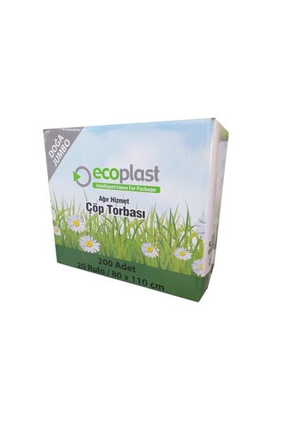 ECOPLAST Garbage Bag 20 Rolls (80×110cm) 250 Gr