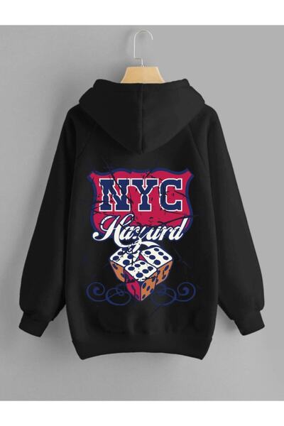 Relax family xf Men's Hooded Sweatshirt Nyc Black