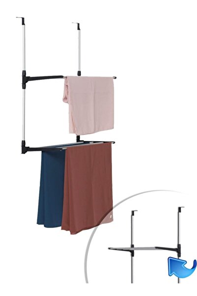 Genel Markalar 2 Katlı Kapı Arkası Katlanabilir Çamaşır Kurutmalık EV.03425.00