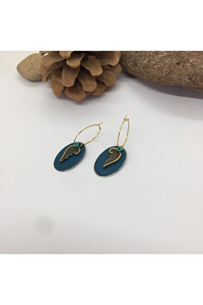 Porsuk Alternatif اليدوية العرقية أصيلة الملاك الجناح الشكل الهند القرط