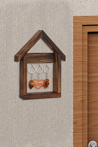 Genel Markalar New Homeline Ahşap Dekoratif Duvar Anahtarlık Eskitme