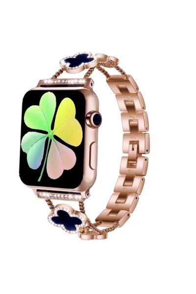 LIMD ساعة أبل المتوافقة مع سوار حلقة البرسيم مقاس 38/40/41 ملم