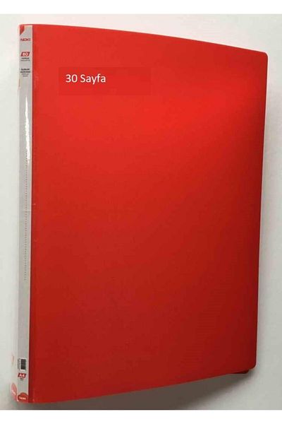 Noki Prime Presentation File Red 30 Sheets