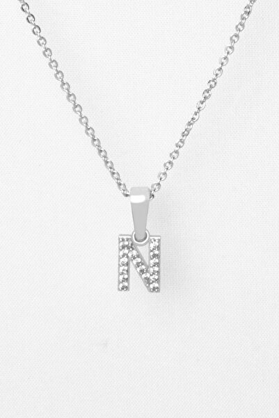 Sortie Aksesuar Zircon Letter Necklace 002 N