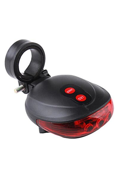 Genel Markalar 7 Fonksiyon 5 Ledli Suya Dayanıklı Lazer Şeritli Bisiklet Stop...