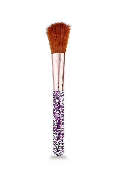 Gold Beauty Makeup Brush Set Glittered 7 Pieces