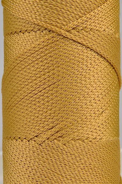 SENSY Premium 400 gr Polyester Macrame Thread 2 Mm Set of 2 Mustard Macrame Thread Pad Bag Thread No:4
