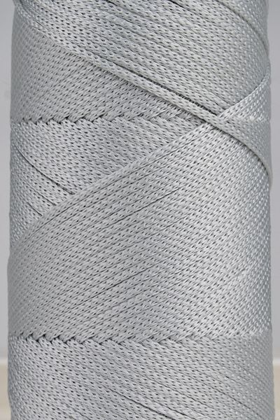 SENSY Premium 400 gr Polyester Macrame Thread 2 Mm Set of 2 Light Gray Macrame Thread Pad Bag Thread No:4