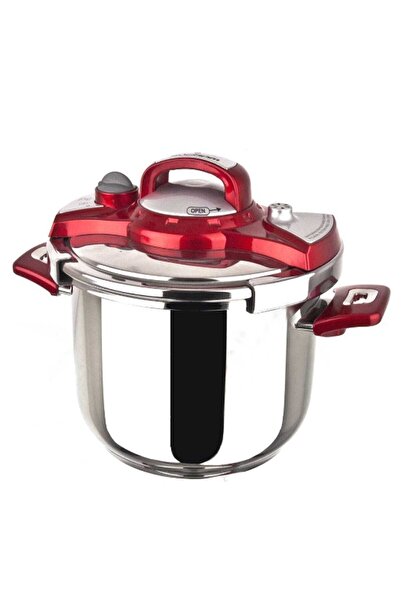 Sofram Nesta Matik Düdüklü Tencere 8 Lt-Kırmızı