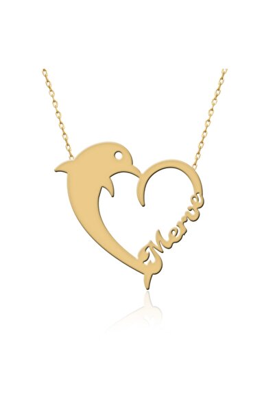 İNDİGO TAKI Isimli Yunus Balığı Gümüş Kolye