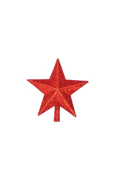 parti sürprizi Коледна борова елха с червена звезда