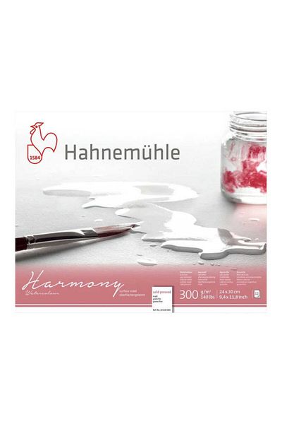 Hahnemühle Watercolor Block Harmonyn Cold Pressed 300 Gsm 24x30 Cm