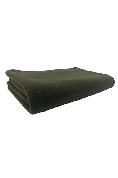 ecottonworks Single Khaki Green Fleece Blanket Seasonal Thin Fleece Blanket 150 Cm X 190 Cm