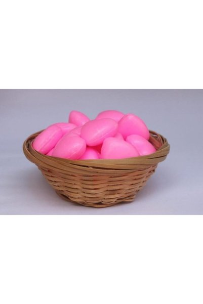 YUNA Scented Soap Heart-Shaped, Long-Lasting Fragrance, 5-Pack, Pink