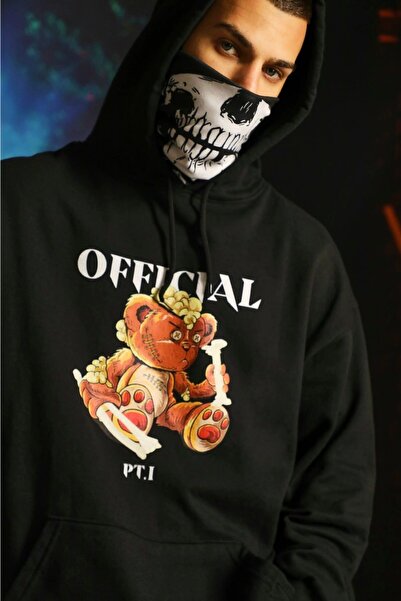 Relax family xf Ανδρικό φούτερ με κουκούλα Officiall46 Μαύρο