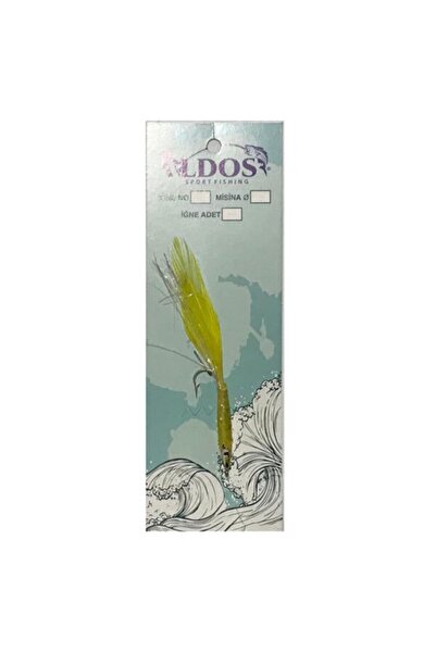 ALDOS Çapari Palamut, Levrek, Lüfer Çaparisi, 16 No Uzun Iğne Sarı