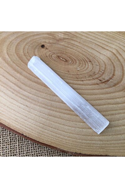 ByKolyeucum Doğal Dikdörtgen Kesim Selenit Taşı ( 10 Cm)