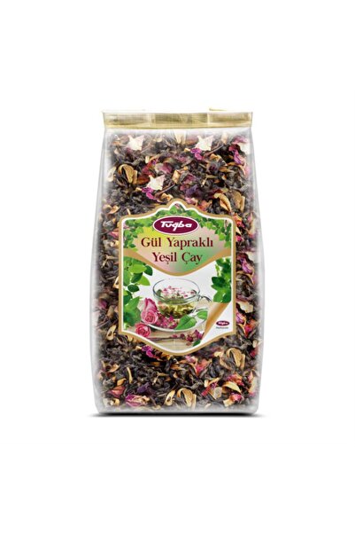 Tuğba Kuruyemiş Gül Yapraklı Yeşil Çay 98 Gr