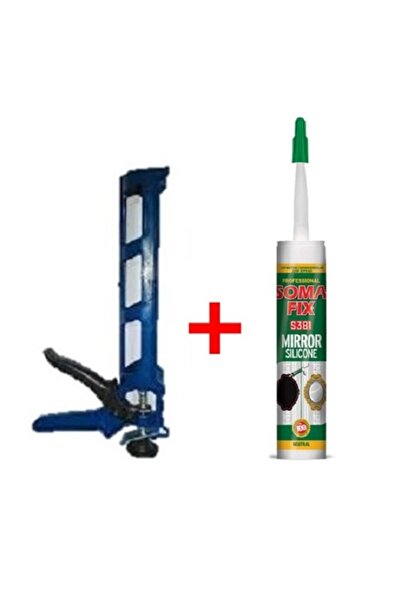Somafix Şeffaf Ayna Silikonu Nötr Ve Silikon Tabancası Seti