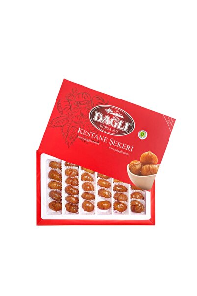DAĞLI BURSA 1975 DAĞLI ORTA BOY LÜKS KUTU KESTANE ŞEKERİ 500 GR