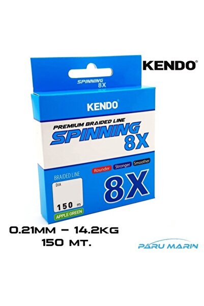 Kendo Spinning 8x Açık Yeşil 0.21mm -150mt Örgü Ip Misina